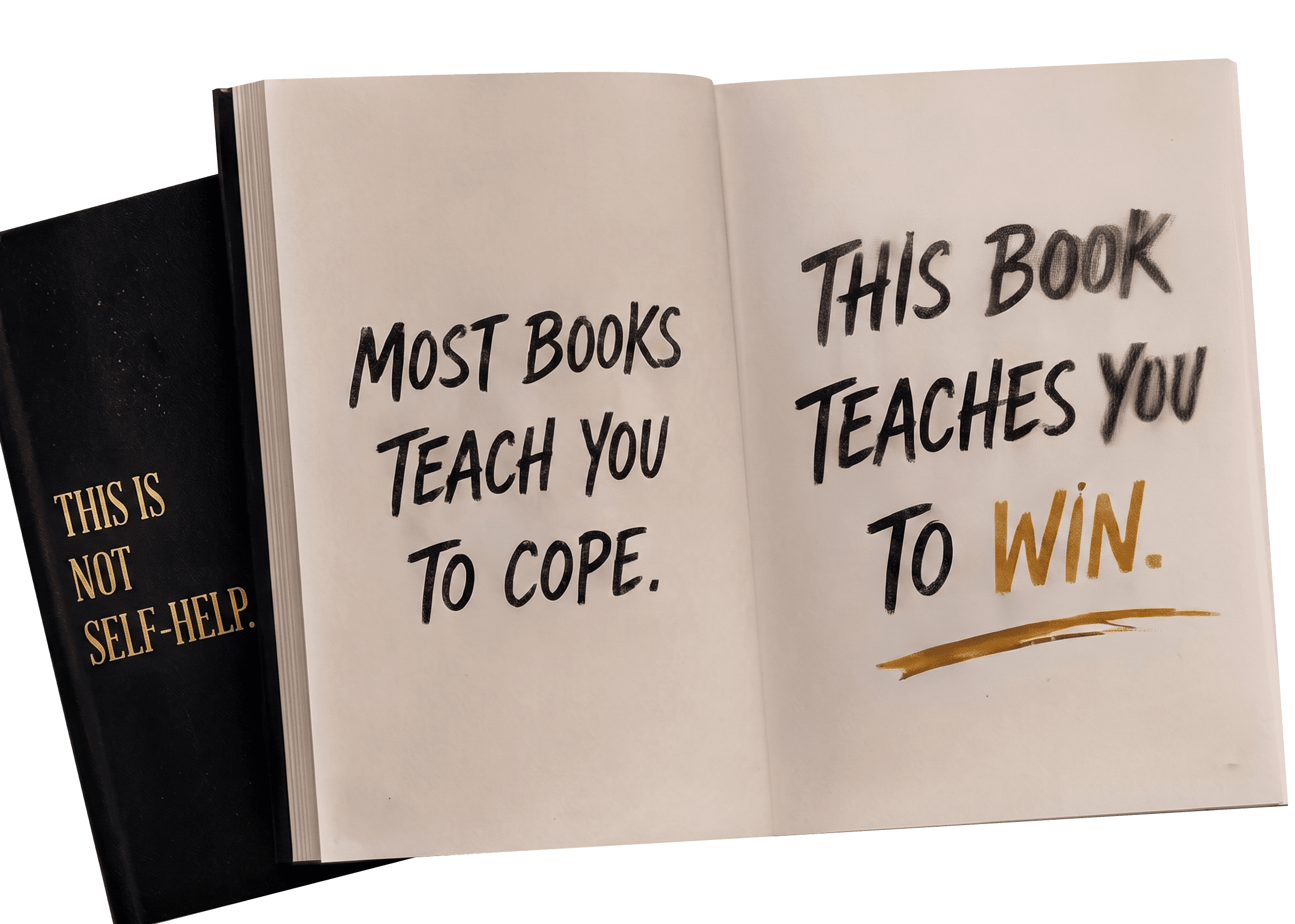 This is not self-help book visual